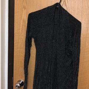 Gray cardigan